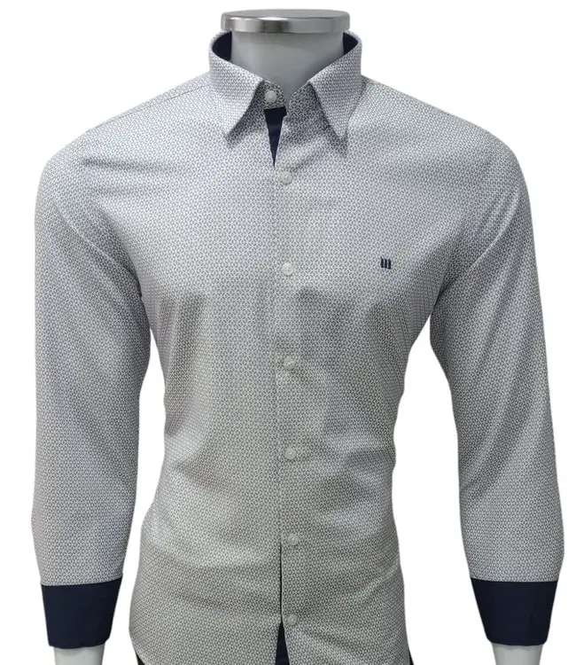 Camisa VIA MASO Slim Fit Button Down - Imagem 7