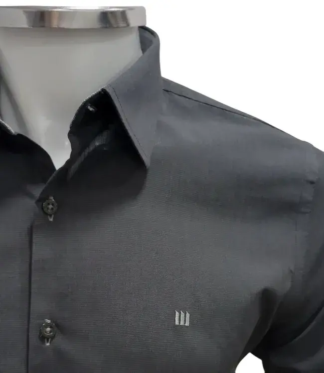 Camisa VIA MASO Slim Fit Button Down 100% Algodão - Imagem 11